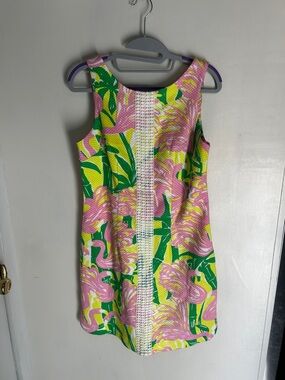 Lilly Pulitzer Pink, Yellow & Green Floral Dress